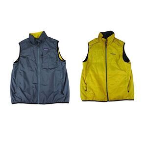 Patagonia Vest Mens XL Crank Set Insulated Ultralight Puffer Quilted Reversible